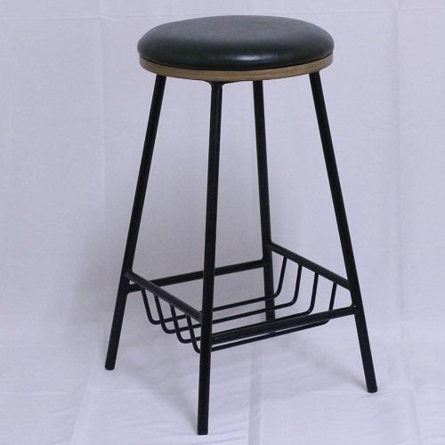 「LUGGAGE」ラゲッジ STOOL 【テンポスオリジナル】 H670 座面直径350×高さ670(mm) 1年保証/業務用新品/送料無料