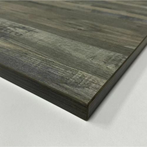 メラミン樹脂エッジ天板 古材調 【テンポスオリジナル】 幅550×奥行600(mm) 1年保証/業務用新品/送料無料