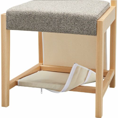 業務用椅子【プロシード】アマカ専用棚 帆布(ベージュ) 11834-X /業務用/新品/送料無料