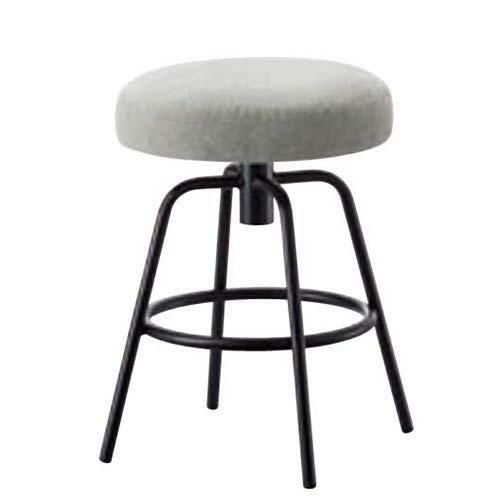 スタンドチェア トラットリア 丸ロースツール(鋲無) Quon(クオン) 幅340φ×奥行340φ×高さ465(mm)/業務用/新品/送料別途見積