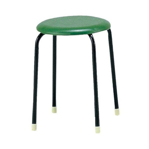 丸椅子 M-24M(10脚入)グリーン