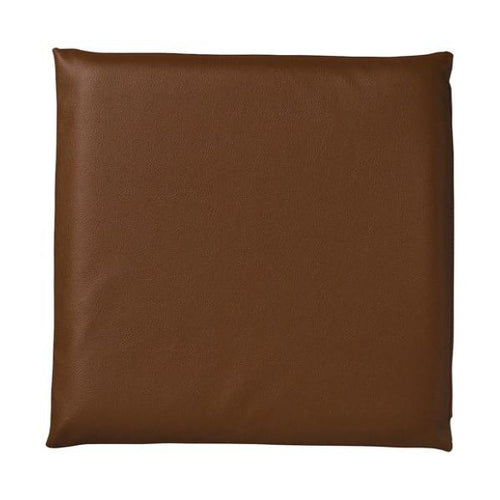 50cmレザー座布団カバー チョコ/業務用/新品/小物送料対象商品