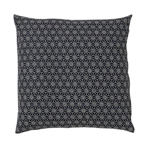 座布団 麻の葉(紺)40*40カバー/業務用/新品/小物送料対象商品