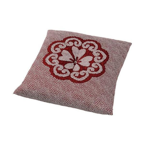 座布団 カノコ(エンジ)55*59カバー(銘仙判)/業務用/新品/小物送料対象商品