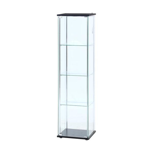 ガラスコレクションケース 4段 LED TMG-G21 BK/業務用/新品/送料別