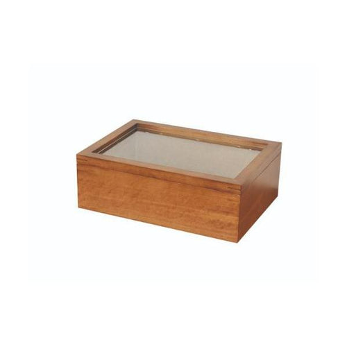 6-044-04/フードBOX トルクヒンジ仕様 小/ブラウン 約幅35×奥行25×高さ12cm/内寸約幅32×22×高さ9cm/業務用/新品/送料無料