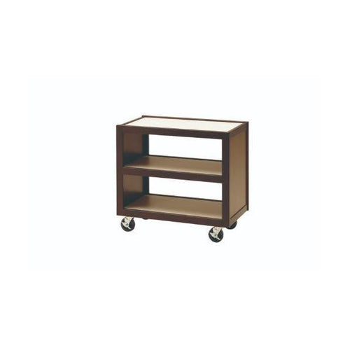 6-091-04/エコノミーサービスワゴン(ブラウン) 約幅80×奥行45×高さ74cm/業務用/新品/送料別途見積