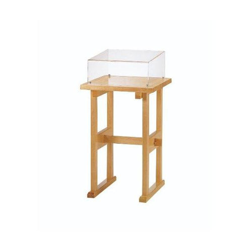 6-040-01/サンプルスタンド 白木(UK-461) 約幅45×奥行45×高さ89cm/業務用/新品/送料無料