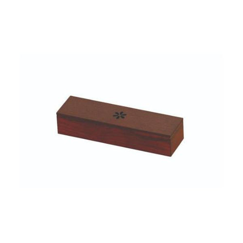 6-063-03/SB 長角菓子入れ タモ ブラウン/花模様 約幅18×奥行5×高さ3.6cm(身内寸約幅17.2×4.2×高さ2.65cm)/業務用/新品/小物送料対象商品