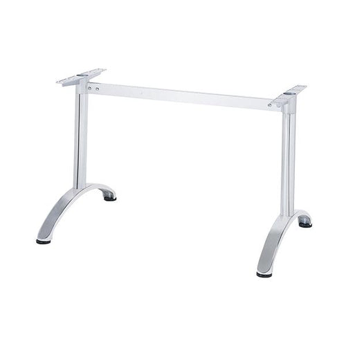 アルミ鋳物テーブル脚 ベースサイズ:A750×高さ700mm迄指定可×間口(芯々)1600mm 品番:BC-S-750 塗装カラー:11 ポール:60φ