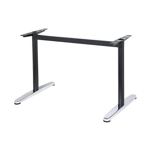スチールベーステーブル脚 ベースサイズ:A703×高さ700mm迄指定可×間口(芯々)1300mm 品番:BT-SS-700 塗装カラー:14 ポール:60φ