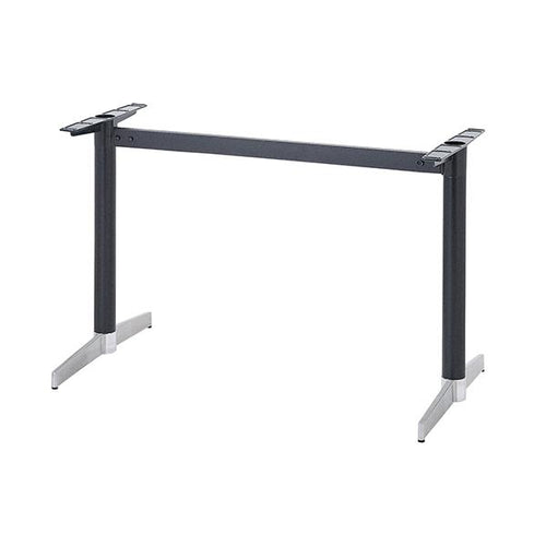 アルミダイキャストテーブル脚 ベースサイズ:A600×高さ700mm迄指定可×間口(芯々)1600mm 品番:CK-S-600 塗装カラー:14AM ポール:60φ