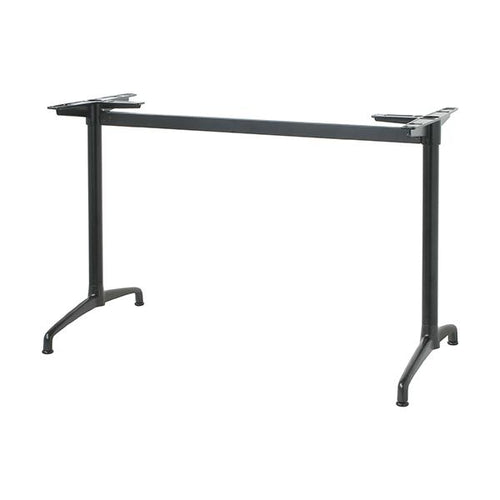 アルミ鋳物テーブル脚 ベースサイズ:A603×高さ700mm迄指定可×間口(芯々)1600mm 品番:CL-AS-600 塗装カラー:44 ポール:42φ