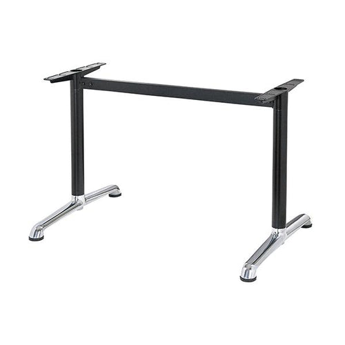 アルミダイキャストテーブル脚 ベースサイズ:A704×高さ700mm迄指定可×間口(芯々)1300mm 品番:DC-S-700 塗装カラー:14 ポール:60φ