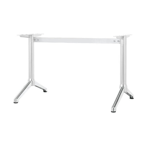 アルミ鋳物テーブル脚 ベースサイズ:A700×高さ700mm迄指定可×間口(芯々)1000mm 品番:DC-Y-700 塗装カラー:18 ポール:60φ