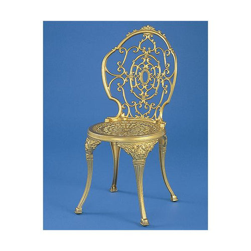 GARDEN CHAIR & TABLE チェア サイズ:W440×D550×高さ950×座面高さ440mm 品番:HOT-ゴールド