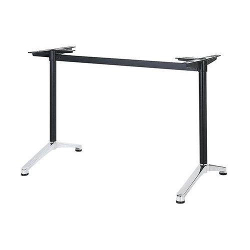 アルミダイキャストテーブル脚 ベースサイズ:A602×高さ700mm迄指定可×間口(芯々)1600mm 品番:MC-S-600 塗装カラー:14 ポール:42φ