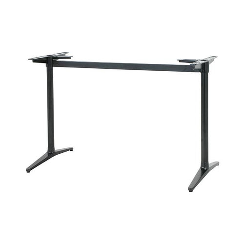 アルミ鋳物テーブル脚 ベースサイズ:A580×高さ700mm迄指定可×間口(芯々)1600mm 品番:MC-SN-580 塗装カラー:44 ポール:42φ