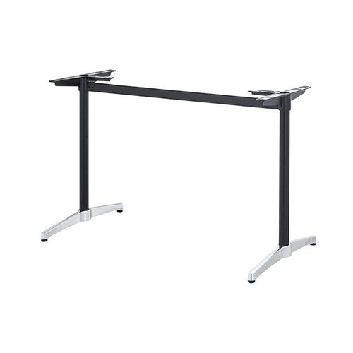 アルミダイキャストテーブル脚 ベースサイズ:A585×高さ700mm迄指定可×間口(芯々)1300mm 品番:SD-580 塗装カラー:14 ポール:42φ