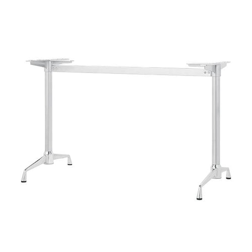 アルミダイキャストテーブル脚 ベースサイズ:A750×高さ700mm迄指定可×間口(芯々)1600mm 品番:SS-LS-750 塗装カラー:18 ポール:42φ