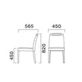 業務用椅子 CRES(クレス) 洋風イス アモードM 幅450×奥行565×高さ820(mm) シート高450(mm)【送料無料】
