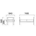 業務用椅子 CRES(クレス) ソファー カームSNW 幅1185×奥行660×高さ580(mm) シート高390(mm) /業務用/新品/送料無料