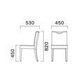 業務用椅子 CRES(クレス) 洋風イス ディック 幅450×奥行530×高さ820(mm) シート高450(mm)/業務用/新品/送料無料