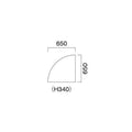 業務用椅子 CRES(クレス) コーナーテーブル エニティTR 張地ランクA 幅650×奥行650×高さ340(mm)/業務用/新品/送料無料