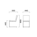 業務用椅子 CRES(クレス) 洋風イス ファルスCM 幅440×奥行550×高さ800(mm) シート高445(mm)/業務用/新品/送料無料