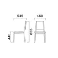 業務用椅子 CRES(クレス) 洋風イス ハリスン 幅460×奥行545×高さ855(mm) シート高440(mm)【送料無料】