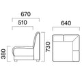 業務用椅子 CRES(クレス) 角コーナーソファー イカルスU 幅640×奥行670×高さ730(mm) シート高380(mm)/(業務用ソファー/新品)(送料無料)