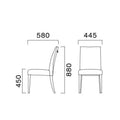 業務用椅子 CRES(クレス) 洋風イス ラウイM 幅445×奥行580×高さ880(mm) シート高450(mm)/業務用/新品/送料無料