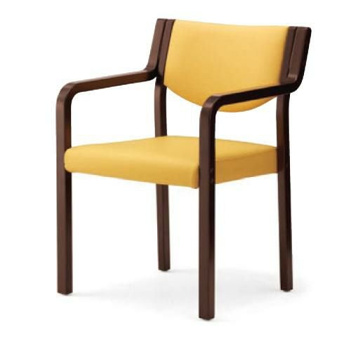 業務用椅子 CRES(クレス) 介護イス リスカA 幅550×奥行560×高さ770(mm) シート高435 肘高610(mm)【送料無料】