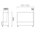 業務用椅子 CRES(クレス) マルトルOM-1-A 幅600～900×奥行620×高さ860(mm) シート高430(mm)/業務用/新品/送料無料