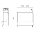 業務用椅子 CRES(クレス) マルトルOM-1-B 幅600～900×奥行620×高さ1150(mm) シート高430(mm)/業務用/新品/送料無料