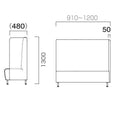 業務用椅子 CRES(クレス) マルトルOM-2-C 幅910～1200×奥行620×高さ1300(mm) シート高430(mm)/業務用/新品/送料無料
