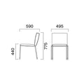 業務用椅子 CRES(クレス) 洋風イス メガM 幅495×奥行590×高さ775(mm) シート高440(mm)/業務用/新品/送料無料