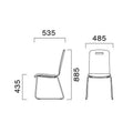 CRES(クレス) 洋風イス ピノスBH-2 幅485×奥行535×高さ885(mm) シート高435(mm)【送料無料】