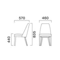業務用椅子 CRES(クレス) 洋風イス カリラB 幅460×奥行570×高さ835(mm) シート高440(mm)/業務用/新品/送料無料