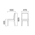 業務用椅子 CRES(クレス) 洋風イス レクストM1 幅470×奥行530×高さ825(mm) シート高435(mm)/業務用/新品/送料無料