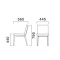 業務用椅子 CRES(クレス) 洋風イス セディM 幅445×奥行560×高さ795(mm) シート高440(mm)/業務用/新品/送料無料