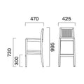 業務用椅子 CRES(クレス) 洋風カウンターチェア ソナールカウンター 張地Aランク /業務用/新品/送料無料