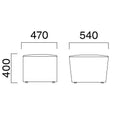 業務用椅子 CRES(クレス) スツール トノー 幅540×奥行470×高さ400(mm)/業務用/新品/送料無料