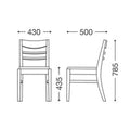 業務用椅子 CHERRY(チェリー) イス ハビティ[HABITY] 既製品 幅430×奥行500×高さ785(mm) /業務用/新品/送料別途見積