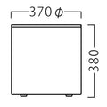 業務用椅子 D-4503 Aランク スツール/業務用/送料無料