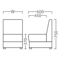 業務用椅子 パメラ W460～700 Aランク /業務用/新品/送料無料