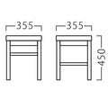 業務用椅子 E-5330(黒) Aランク 和風イス /業務用/新品/送料無料