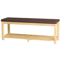 【即納可】 和風棚付き長ベンチ W1200 ナチュラル色 【テンポスオリジナル】 幅1200×奥行370×高さ450(mm) 1年保証/業務用/新品/送料無料