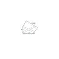 プロシード（丸二金属） テーブル脚 TABLE LEG Xベース XL-B(BL)-A ポールφ76 受座角240 (mm)/業務用/新品/送料無料