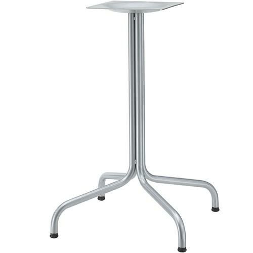 プロシード(丸二金属) テーブル脚 TABLE LEG 十字ベース XL-H(AL)-A 高さ670(mm) ポールφ22×4 受座角240 (mm) /業務用/新品/送料無料